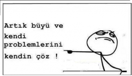 Artık Büyü Ve Kendi Problemlerini Kendin Çöz...